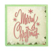 Ultimate Crafts Die - Merry Christmas Script