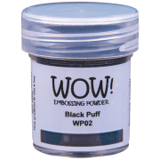 WOW! Embossing Powder - Black Puff Ultra High