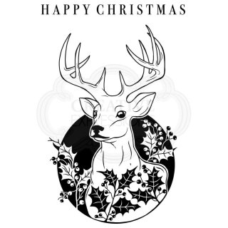 Woodware Clear Singles - Circle Deer
