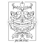 Woodware Clear Singles - Two Turtle Doves