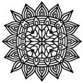 Woodware 6.8 inch Stencil - Aztec Mandala