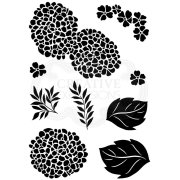 Woodware Clear Singles - Hydrangea Set