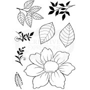 Woodware Clear Singles - Dog Rose Set