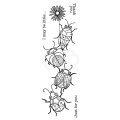 Woodware Clear Singles - Beetle Flower