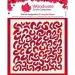Woodware 6x6 inch Stencil - Faux Leopard