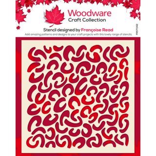 Woodware 6x6 inch Stencil - Faux Leopard
