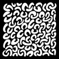 Woodware 6x6 inch Stencil - Faux Leopard