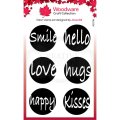 Woodware Clear Singles - Circle Words