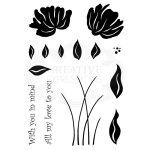 Woodware Clear Singles - Peony Set