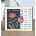 Woodware Clear Singles - Peony Set