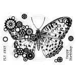 Woodware Clear Singles - Cog Butterfly