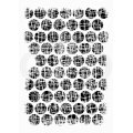 Woodware Clear Singles - Textured Bubbles