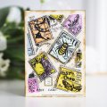 Woodware Clear Singles - Postage Stamp Background