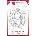 Woodware Clear Singles - Fuzzy Friends Baalamb