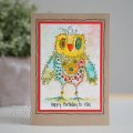 Woodware Clear Singles - Fuzzy Friends Hugo