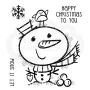 Woodware Clear Singles - Little Snowman
