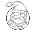 Woodware Clear Singles - Festive Fuzzies Mini Santa