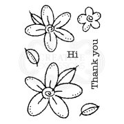 Woodware Clear Singles - Daisies