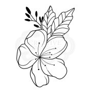 Woodware Clear Singles - Mini Floral Wonder
