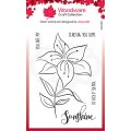 Woodware Clear Singles - Lily Sketch