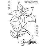 Woodware Clear Singles - Lily Sketch