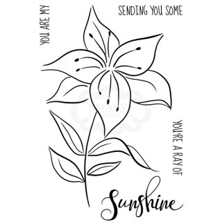 Woodware Clear Singles - Lily Sketch
