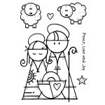 Woodware Clear Singles - Mary & Joseph