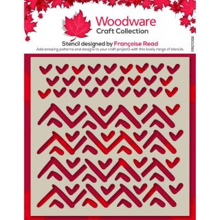 Woodware 6x6 inch Stencil - Tribal