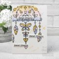 Woodware Clear Singles - Semi Circle Texture Background