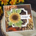 Woodware Clear Singles - Sunflower Rays
