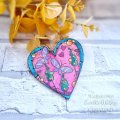 Woodware Clear Singles - Butterfly Heart