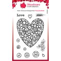 Woodware Clear Singles - Bubble Heart