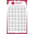 Woodware Clear Singles 6 x 8 inch - Mini Tag Alphabet