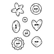 Woodware Clear Singles - Buttons