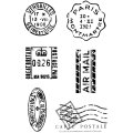 Woodware Clear Singles - Mini Postmarks