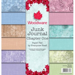 Woodware Francoise Read Junk Journal Chapter One 8x8 Paper Pad
