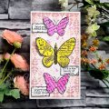 Woodware Clear Singles - Paper Nib Butterfly