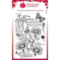Woodware Clear Singles - Garden Daisies