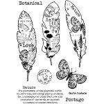 Woodware Clear Singles - Paper Feathers