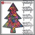 Woodware Clear Singles - Leafy Tree