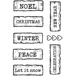 Woodware Clear Singles - Christmas Junk Labels