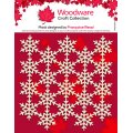 Woodware 6x6 Inch Mask - Snowflake Screen