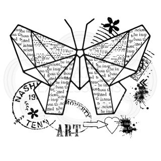 Woodware Clear Singles - Paper Butterfly