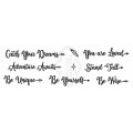 Woodware Clear Singles - Boho Sentiments