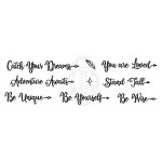 Woodware Clear Singles - Boho Sentiments