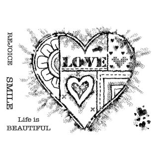 Woodware Clear Singles - Bold Heart