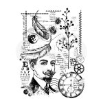 Woodware Clear Singles - Gentleman Collage