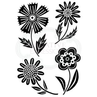 Woodware Clear Singles - Mini Blooms