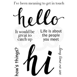 Woodware Clear Singles - Hello