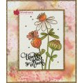 Woodware Clear Singles - Thank You Flowers